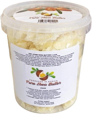 African Natural Pure Shea Butter Ghana 1 kg (2 potten van 500 g)
