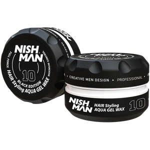 Nishman Hair Styling Aqua Gel Wax 10 – Ultra Hold – 150 ml - Hairwaxshop