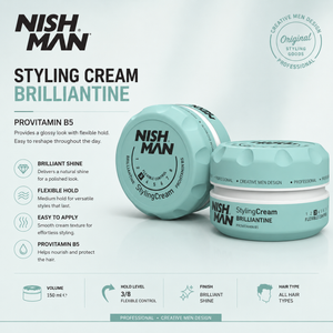 Nishman Styling Cream Brilliantine 150 ml