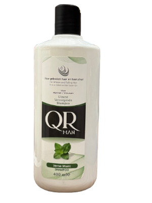 QR MAN Verse Munt Shampoo 400 ml