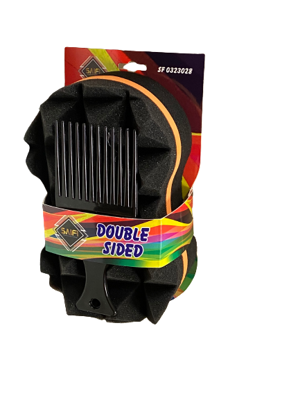 Saifi Double Sided Twist Sponge SF0323028 + GRATIS COMB